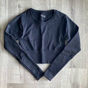 Aerie Offline Long Sleeve Crop Top